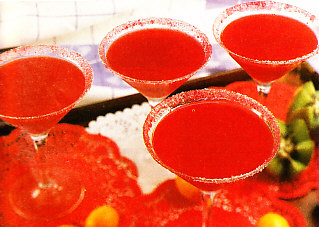 Coctel de frambuesas