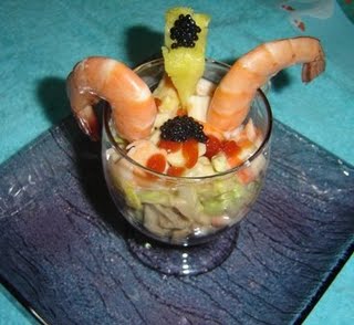Coctel de langostinos