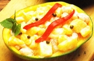 Cóctel de mango exótico