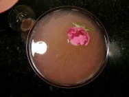 Cóctel Rose Martini