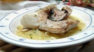 Cogote de merluza en salsa