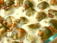 Coles de Bruselas gratinadas