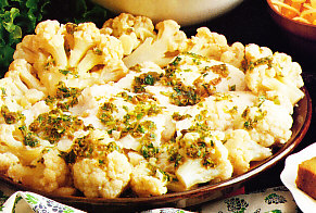 Coliflor con bacalao