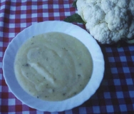 Coliflor en salsa de almendras