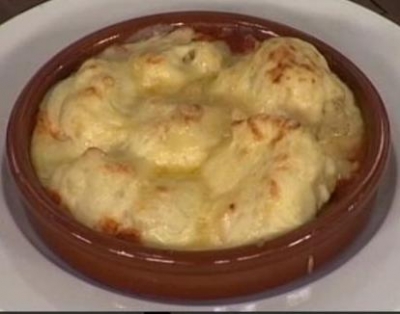Coliflor gratinada