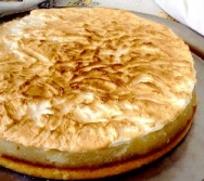 Compota de frutas con merengue