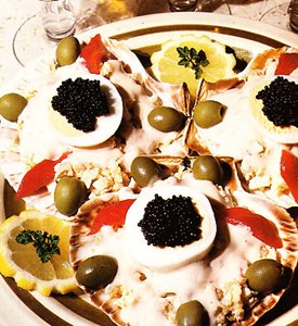 Conchas de salmón
