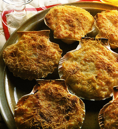 Conchas doradas