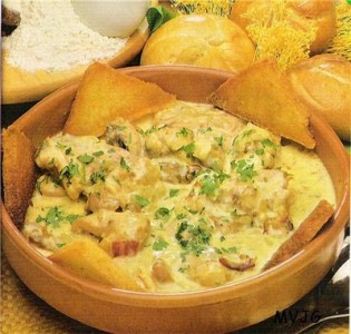 Conejo a la mostaza con hierbas aromáticas