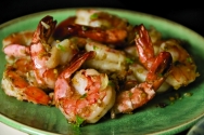 Conejo con gambas