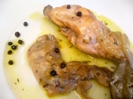 Conejo escabechado