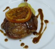 Confit de pato a la naranja