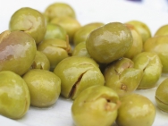 Conserva de aceitunas verdes