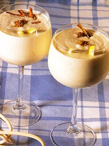 Copa de espuma con requesón