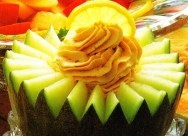 Copa de melón con atún