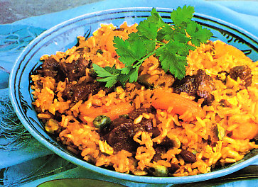 Cordero pilaf
