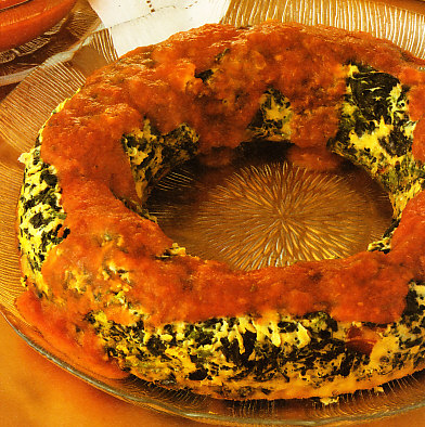 Corona de espinacas