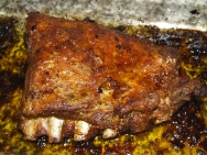 Costillar asado