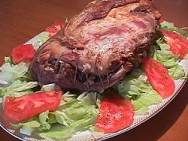 Costillar de cordero relleno