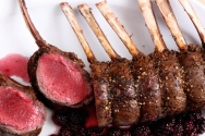 Costillar de venado asado