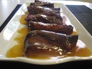 Costillas de cerdo a  la crema