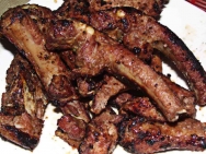 Costillas de cerdo al grill