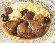Costillas de ciervo agri-dulce