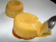 Coulant de chocolate blanco