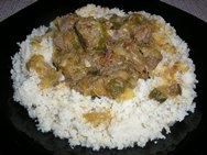 Cous cous de cebolla