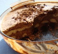 Crema al chocolate con soletillas