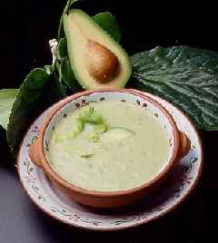 Crema de aguacates