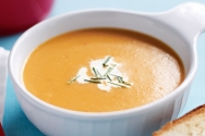 Crema de calabaza  al queso