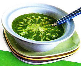 Crema de lechuga romana