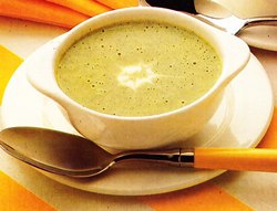 Puré de lechuga romana