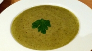 Crema de lentejas verdes
