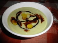 Crema de melón y aguacate