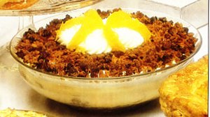 Crema de nueces y pasas