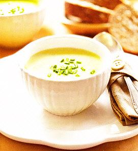 Crema de puerros