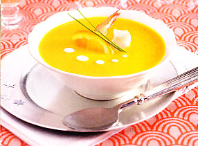 Crema de zanahorias a la naranja