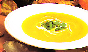 Crema especiada de calabaza