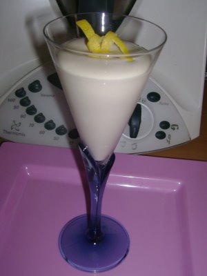 Crema fría de limón