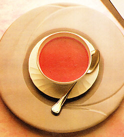 Crema fría de remolacha