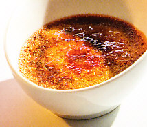 Crema quemada de chocolate y café