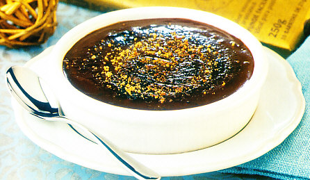 Crema quemada de chocolate