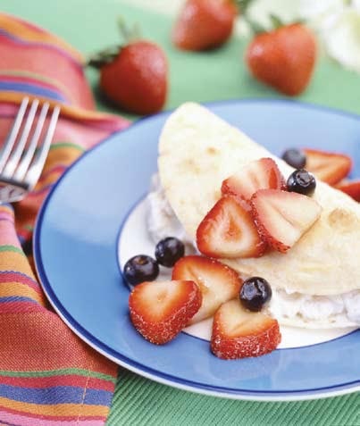 Crepas de fruta fresca