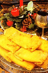 Crêpes con jamón y setas