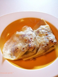 Crêpes de achicoria