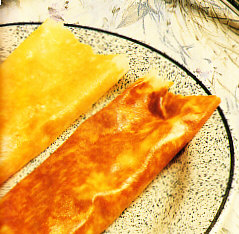 Crêpes de cangrejo guisados