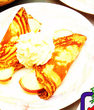 Crêpes de manzana