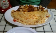 Crêpes de salmón y puerros